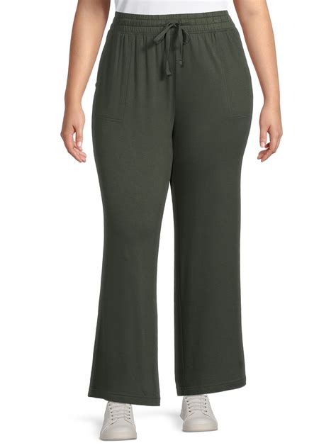 target plus size pants|plus size knit pants walmart.